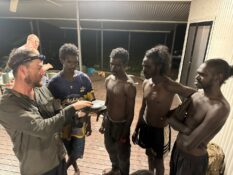 Ecologist Greg Clarke Northern Snake-necked Turtles Credit J Reside
